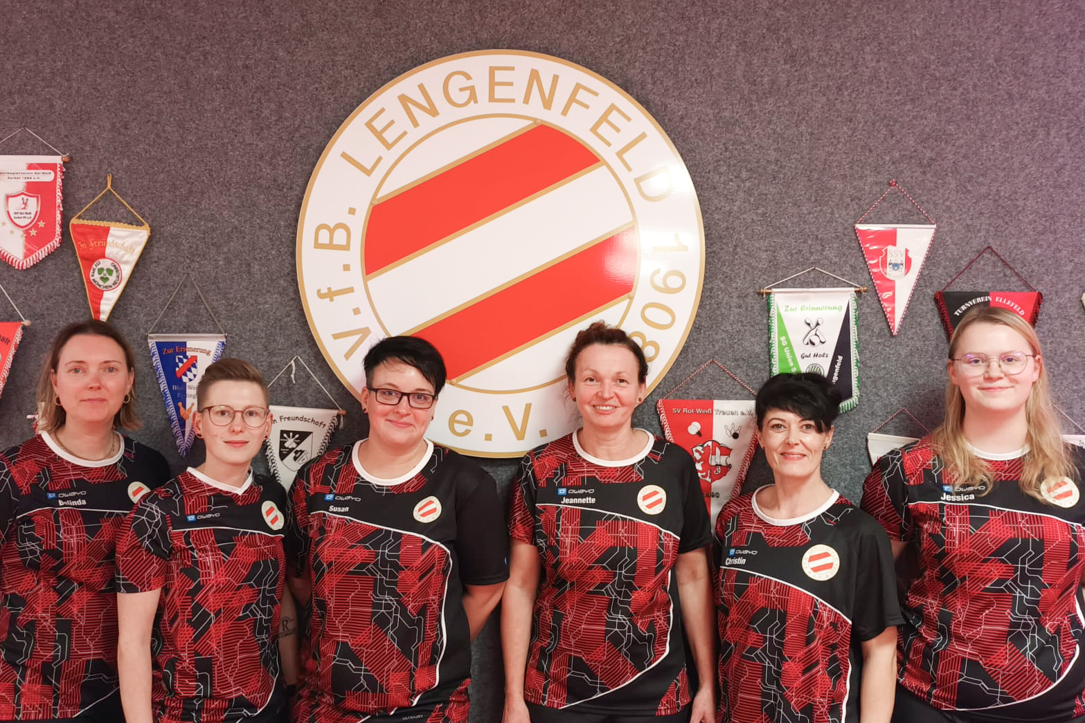 Damen-Kegelmannschaft des VfB Lengenfeld in Lengenfeld