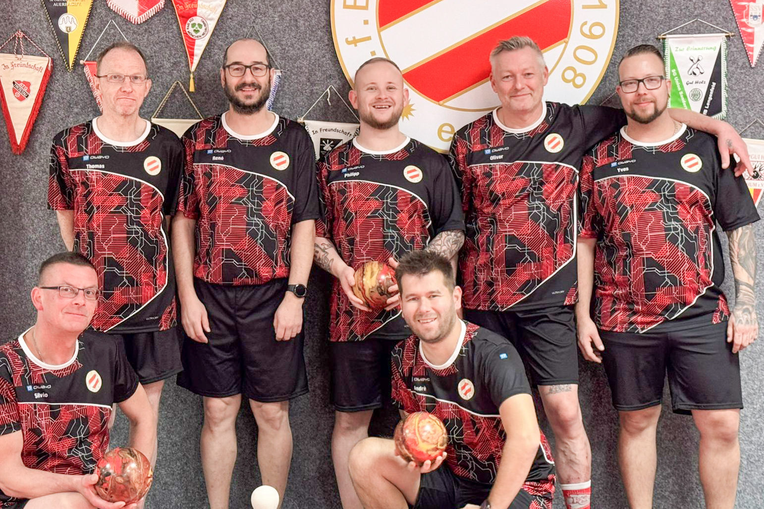 Herren-Kegelmannschaft des VfB Lengenfeld in Lengenfeld